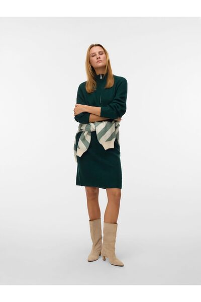 Vero Moda Strickkleid VMLEFILE Midikleid