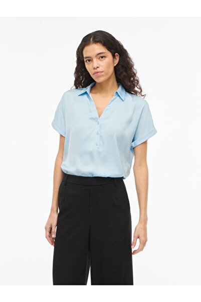 VILA Hemd VIENNA Kurzarm