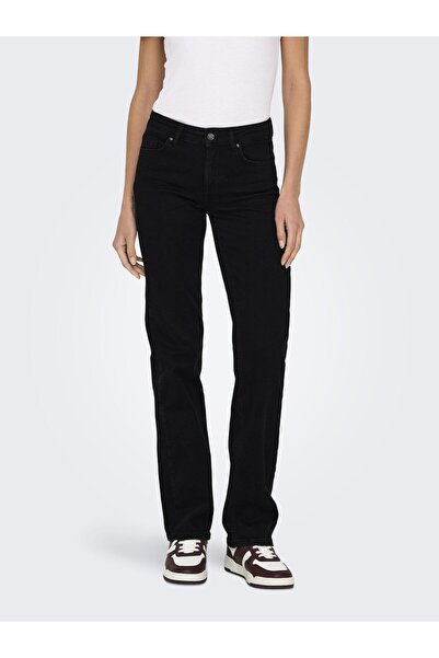 ONLY Straight-Fit jeans ONLBLUSH Mittlere Taille Gerade geschnitten Jeans