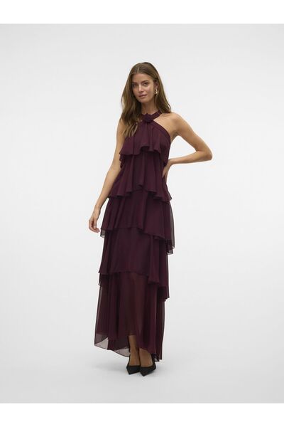 Vero Moda Parti-Kleid VMFELICIA Langes Kleid