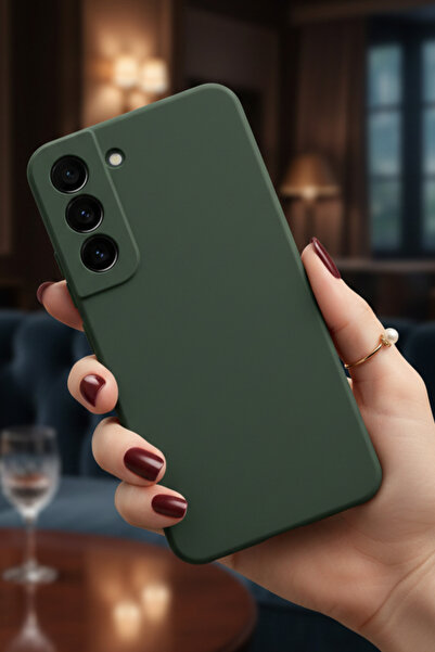 Hatreds Galaxy S22 Plus Uyumlu İçi Kadife Mat Renkli Kamera Korumalı Kılıf - ...