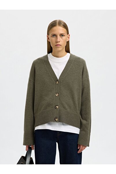 Selected Femme Strickjacke Wollgemisch
