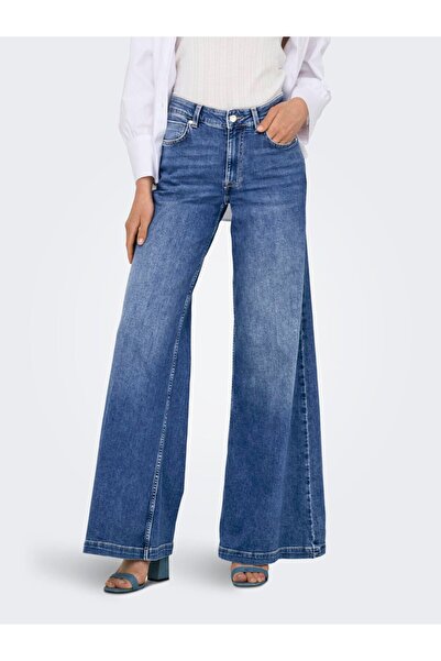 ONLY Široké džínsy ONLCALIFORNIA Džínsy so stredne dlhým pásom Wide Leg Fit