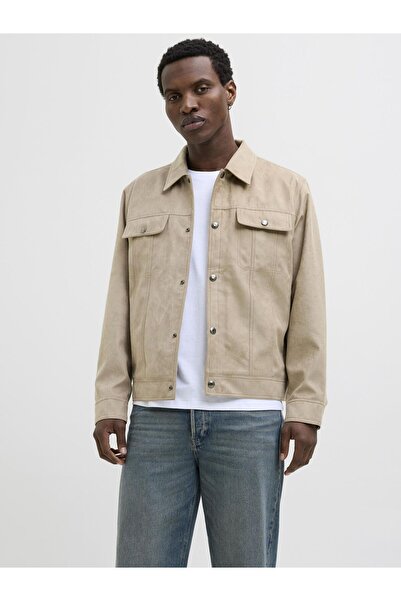 Jack & Jones Premium Kunstwildlederjacke Kunstwildlederjacke