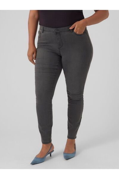 Veromoda Curve Skinny Jeans VMCFANYA Mid Rise Skinny Fit Jeans
