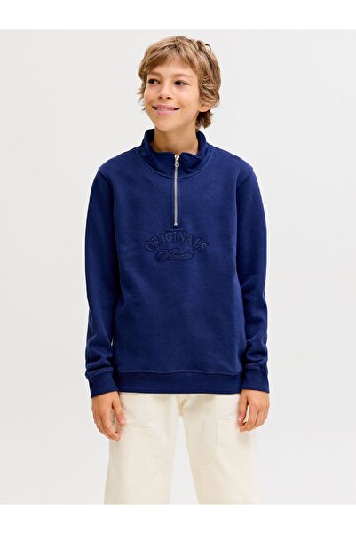 Jack & Jones Junior Sweatshirt mit halbem Reißverschluss Sweatshirt mit halbe...