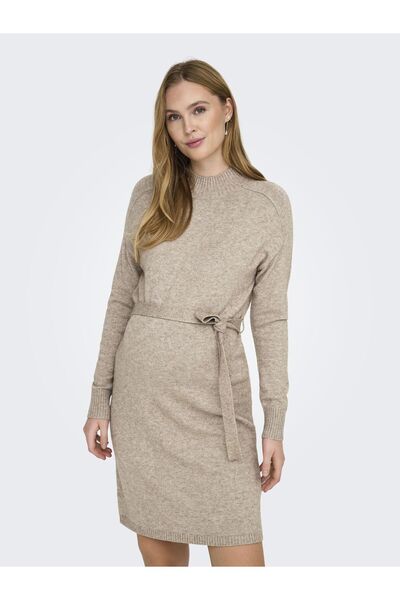 ONLY MATERNITY Strickkleid OLMLEVA Langes Kleid