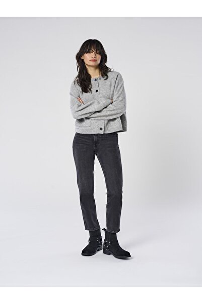 ONLY Straight-Fit-Jeans ONLEMILY Hohe Taille Gerade geschnittene Jeans