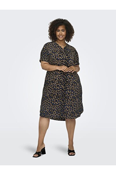 Only Carmakoma Hemdblusenkleid CARBABOOST Midikleid