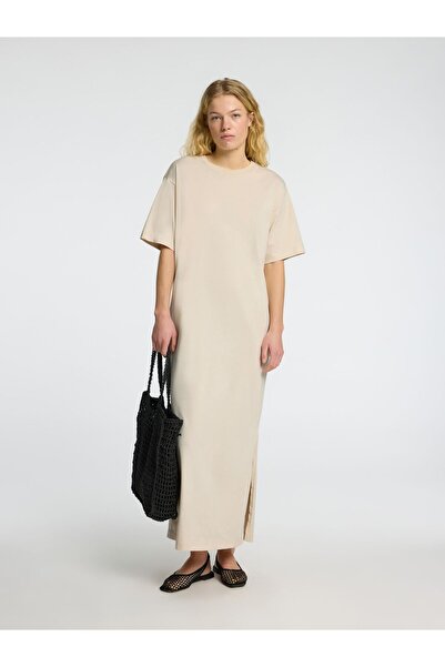 Selected Femme Kleid mit kurzen Ärmeln Maxi