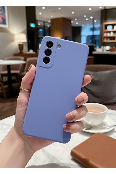 Hatreds Samsung Galaxy S21 Plus Uyumlu İçi Kadife Mat Renkli Kamera Korumalı ...