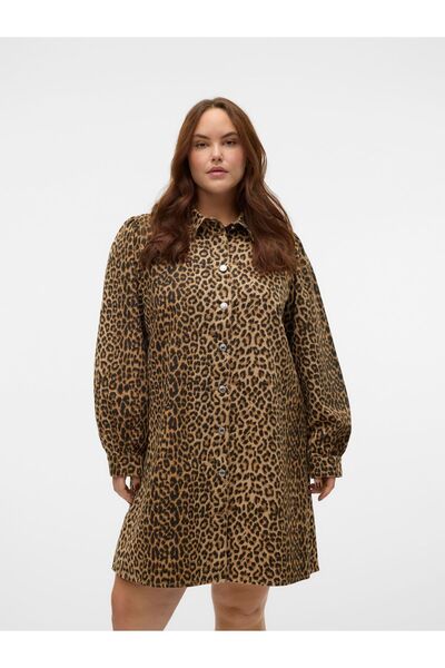 Veromoda Curve Jeanskleid VMCLUCIE Kurzes Kleid