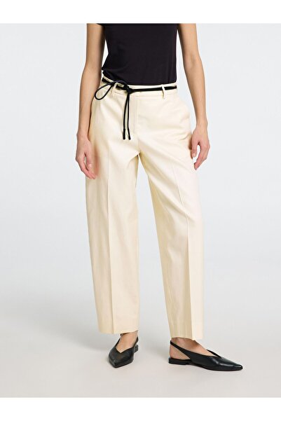 Selected Femme Barrel Fit Hosen Mid Waist