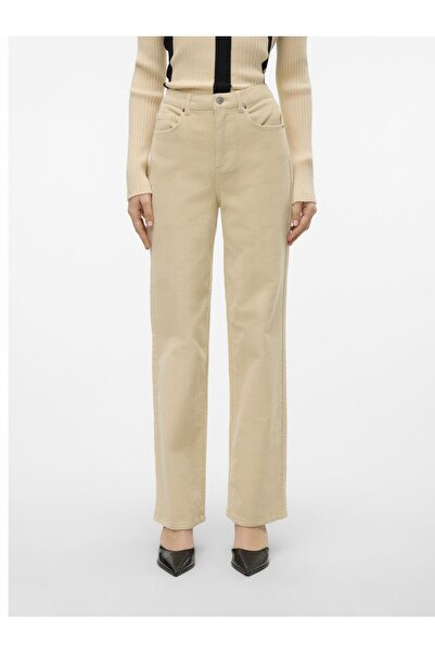 Vero Moda Hose mit weitem Beinschnitt VMTESSA Hohe Taille Weit geschnitten Co...