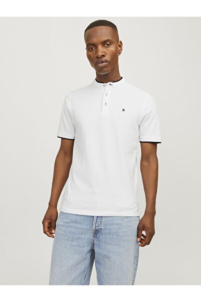 Jack & Jones Μονόχρωμο Πόλο Σερφάρι "