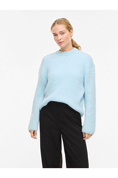 VILA Strickpullover VIELLIS Rundhals