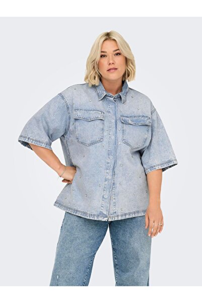 Only Carmakoma Jeanshemd CARSOPHIE Jeanshemd