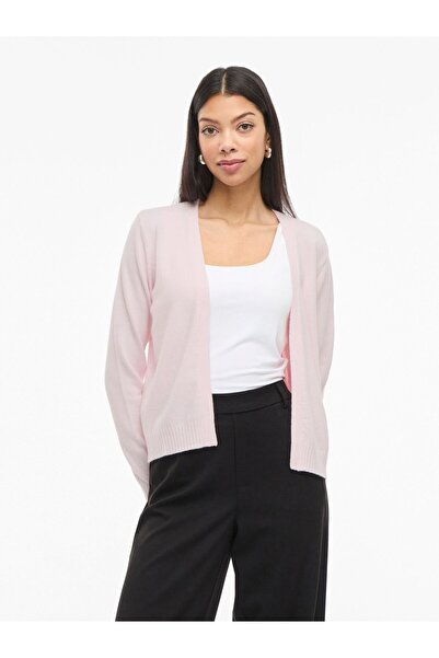 VILA Strickjacke VIRIL Kurzer offener