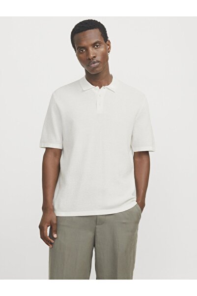 Jack & Jones Gestricktes Polo Einfarbig Gestricktes Polo