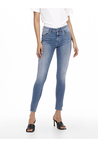 ONLY Skinny Jeans ONLBLUSH Mittlere Taille Skinny Fit Knöchellang Jeans