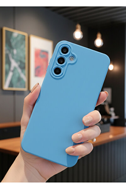 Hatreds Samsung Galaxy A15 4G Uyumlu İçi Kadife Mat Renkli Kamera Korumalı Kı...