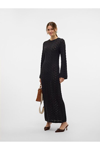 Vero Moda Strickkleid VMPAOLA Langes Kleid