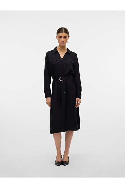 Vero Moda Hemdblusenkleid VMVICA Midikleid