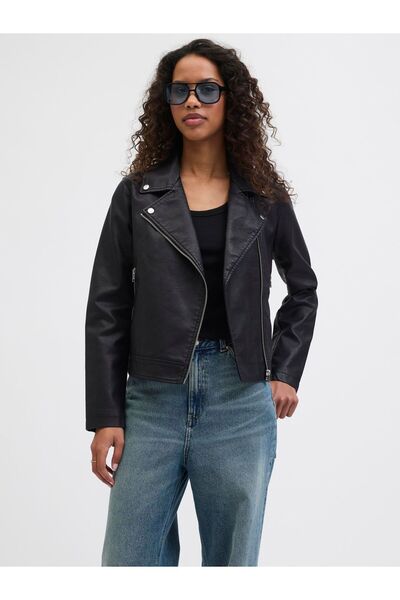 Jack & Jones Bikerjacke in Lederoptik JXGAIL Bikerjacke in Lederoptik