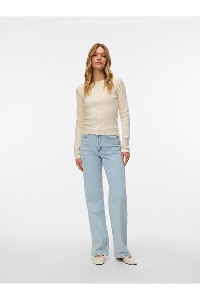 Vero Moda Weit geschnitten VMTESSA Hohe Taille Weiter Beinschnitt Jeans