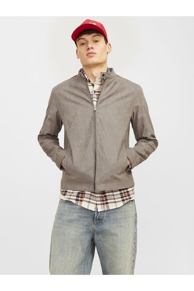 Jack & Jones Kunstwildlederjacke Kunstwildlederjacke
