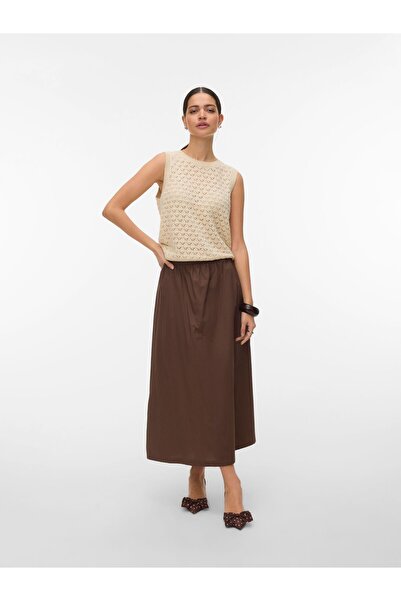 Vero Moda Rock VMCILLA Hohe Taille Langer Rock