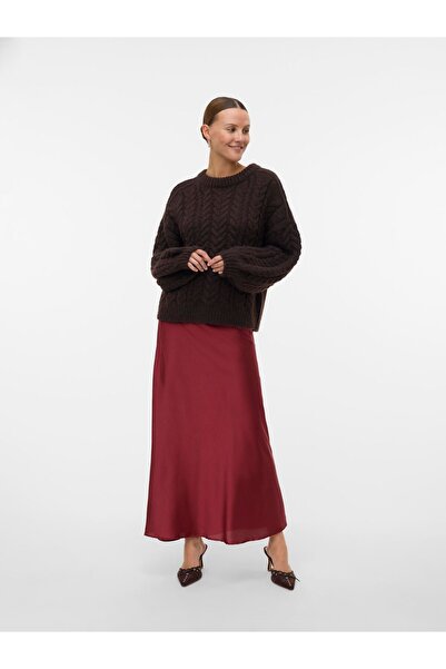 Vero Moda Rock VMGODDESS Mittlere Taille Langer Rock