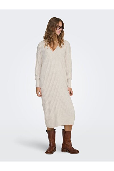 ONLY Strickkleid ONLNEW Langes Kleid