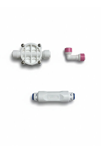 alkalinees Su Arıtma Cihazı Yenileme Kiti Shut Off - Flow - Check Valf Quick