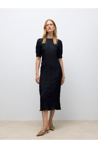 Vero Moda Plissiertes Kleid VMWRINDA Langes Kleid