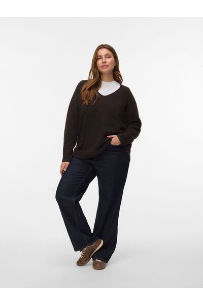 Veromoda Curve Strickpullover VMCAQUARIUS Strickpullover