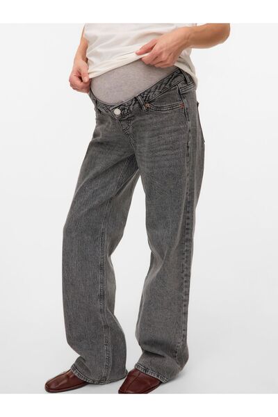 Vero Moda Maternity Umstandsjeans mit weitem Bein Weiter Beinschnitt Jeans
