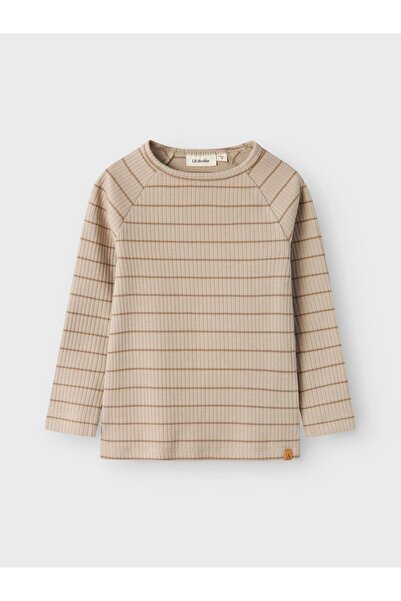 Lil' Atelier Oberteil mit langen Ärmeln Slim Fit