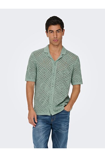 Only & Sons Strick-Shirt ONSKOLMAR Strickjacke