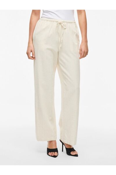 VILA Wide Leg Hose VIPRISILLA Mid-Waist