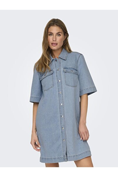 ONLY Jeanskleid ONLBELLE Kurzes Kleid