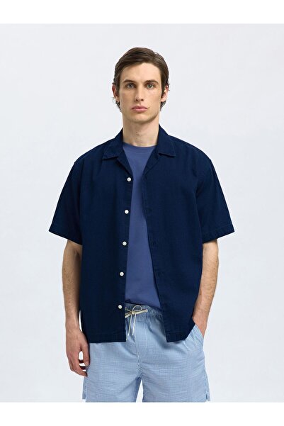 SELECTED Jeanshemd Kurzarm