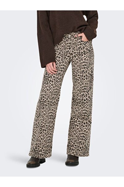 ONLY Jeans mit weitem Bein ONLMADISON Hohe Taille Weiter Beinschnitt Jeans