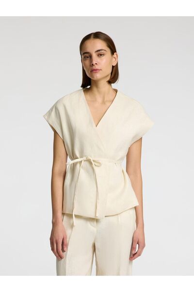 Selected Femme Tanktop 100% Leinen