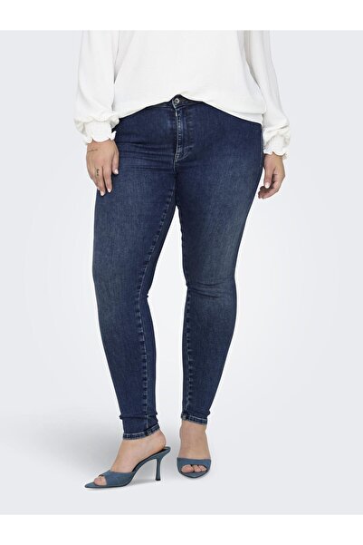 Only Carmakoma Röhrenjeans CARSHAPE Mittlere Taille Skinny Fit Jeans