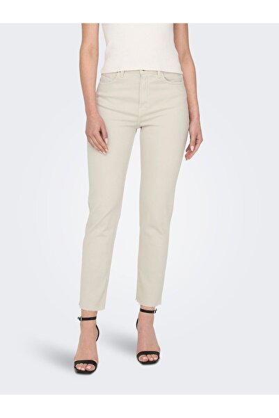 ONLY Düz Kesim kot pantolon ONLEMILY Hohe Taille Gerade geschnitten Jeans