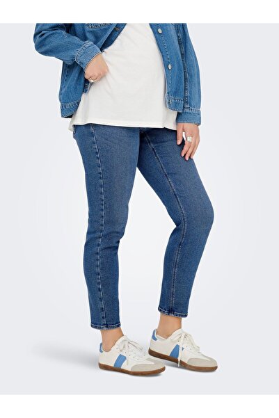 ONLY MATERNITY Straight-Fit jeans OLMCATWALK Hohe Taille Hohe Taille Jeans