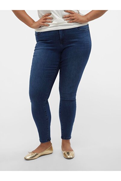 Veromoda Curve Skinny Jeans VMCTANYA Mid Rise Skinny Fit Jeans