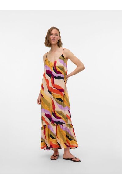 Vero Moda Kleid VMTILLY Langes Kleid
