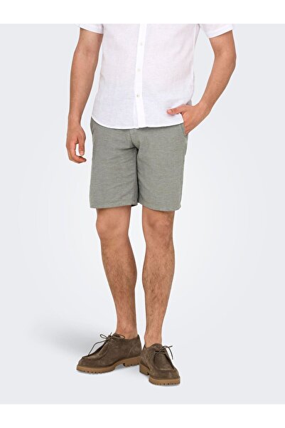 Only & Sons Chino Shorts ONSMARK Normal geschnitten Leinen Shorts